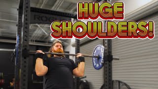 Building HUGE SHOULDERS with BASE STRENGTH AI [upl. by Selinski848]