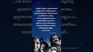 pakuthi pookkunna parijatham song Lyrics ariyatheariyathe Malayalamsonglyrics Raavanaprabhu [upl. by Emelita385]