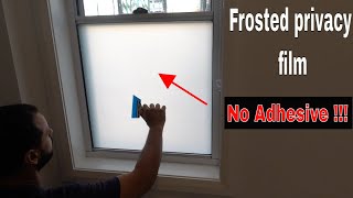 How to frost glass window the easy way [upl. by Oileve]