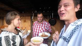 Unseen TRANSYLVANIA VILLAGE FOOD  Best LAMB Stew in Romania [upl. by Ardet]