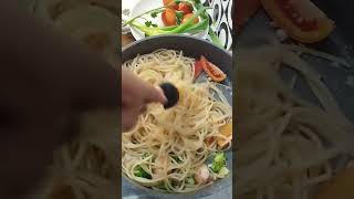 Shrimp pasta youtubeshort shrimppasta [upl. by Esmeralda877]