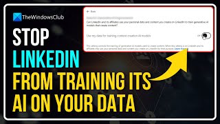 Stop Linkedin from training its AI on your data [upl. by Sherborne]