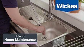 How to Fix a Blocked Sink with Wickes [upl. by Korry]