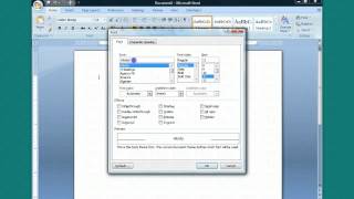 Changing Default Font and Font Size in Word [upl. by Leggett]