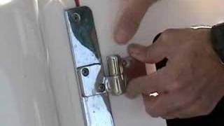 How to install Companionway Doors on Catalina MII sailboats with steel guides [upl. by Pylle]