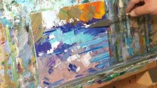 Impressionist Oil Painting Demo Tutorial  Creek River  Artist JOSE TRUJILLO [upl. by Amian600]