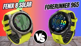 Garmin Fenix 8 Solar vs Garmin Forerunner 965 [upl. by Ahseila]