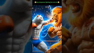 quotClash of Titans The Ultimate Showdown – Cat vs Lion Shortsquotshortsfeed [upl. by Aizirk]