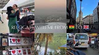 MOVING VLOG Relocating to the UK from Ghana at 19 for Modelling [upl. by Sheryle]