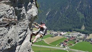 Klettersteig Pfeilspitzwand Zillertal [upl. by Kciremed]