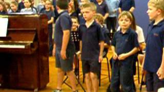 Halswell School  yr 35 choir  Tutira Mai Nga Iwi [upl. by Atikan]