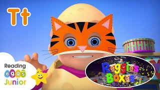 Learn Letter T 🔤 Reggie’s Boxes 🎁 Learning Letters  English Alphabet [upl. by Maze]