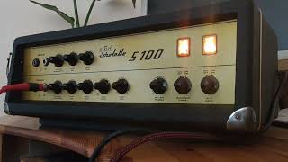 Very rare Echolette S 100 Tube Amp presenting with Vibrato 1967 [upl. by Groark805]