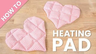 DIY Heating Pack Tutorial  How to Make a Heating Pad with Rice  Valentines Day Craft [upl. by Bettina]