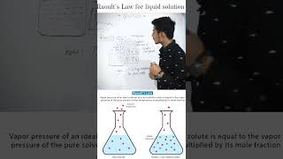 Raoults Law solutions chemistry CBSE ncert chemistrynotes [upl. by Tomas510]