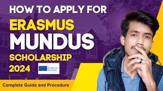 Erasmus Mundus Scholarship 2024  Study in abroad  Work Visa in Europe [upl. by Enilram]