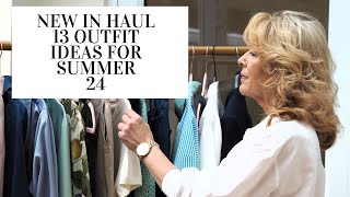 New in try on haul thirteen outfit ideas for summer style [upl. by Lamee]