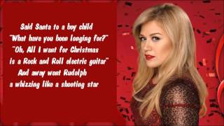 Kelly Carskon  Run Run Rudolph Lyric Video [upl. by Hedelman]