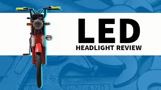 LED Headlight Review on Tomos Moped [upl. by Sivaj336]