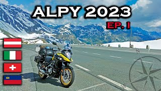 Wyprawa motocyklowa Alpy 2023 Ep 1  Trasa do Austrii i przejazd Grossglockner Hochalpenstraße [upl. by Asille]