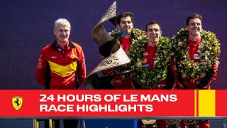 Ferrari Hypercar  Ferrari Wins 24 Hours of Le Mans  Race Highlights [upl. by Gothar]