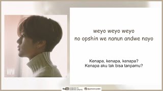 BANG YE DAM  WAYO EASY LYRICSINDO SUB by GOMAWO [upl. by Saphra]