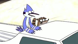 Regular Show cilp Skips almost dies [upl. by Niamart]