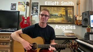 Elliott Smith  Angeles Guitar Fingerstyle Lesson  Intro  Chords [upl. by Cacilia17]