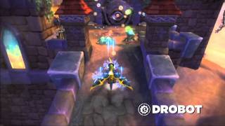 Skylanders Spyros Adventure  Drobot Trailer Blink and Destroy [upl. by Bohner]