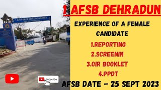 25 September2023 1 Afsb Dehradun ReviewOIR Question  Best review by a candidate afsbssbinterview [upl. by Gmur]