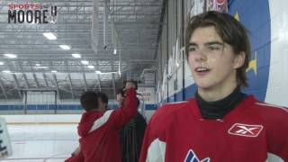 Nico Hischier arrives at Mooseheads camp [upl. by Zug511]