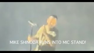 Mike Shinoda ACCIDENT At Linkin Park LA Show [upl. by Harri]