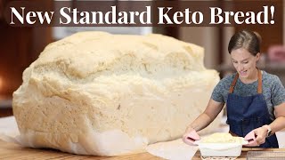 Full Size Keto Bread Loaf Gluten Free LIGHT AND FLUFFY [upl. by Nivlen]