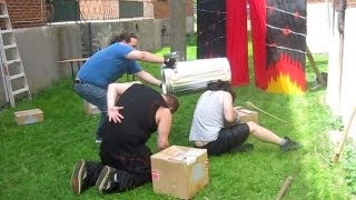 Mystery Box Match  Matt Rage VS Agent Exile VS Devastator  CHW Backyard Wrestling [upl. by Tali]