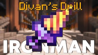 Forging the Divans Drill  Hypixel Skyblock Ironman [upl. by Hyacinth]