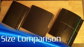 Super Slim PS3 Size Comparison [upl. by Aniluap]