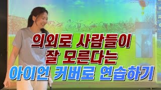 아이언 수직낙하 연습 드릴 ✅ 골프백에서 이거 하나면 뒷땅 체크도 가능 골프 초보의 연습 기록 [upl. by Clements]