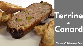 TERRINE de CANARD Tous en cuisine avec Seb [upl. by Trinl992]