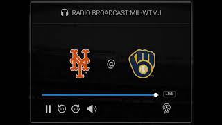 Bob UeckerMilwaukee Brewers PostGame Radio Closing as The Mets Celebrate Winning The NL Wild Card [upl. by Eleirbag]