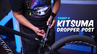 TranzX Kitsuma Dropper Post with Lever  How to Install Instructions MTB [upl. by Dayir]