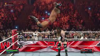 Gameplay W2K24 Pc  Randy Orton VS Wolfgang [upl. by Gotthard]