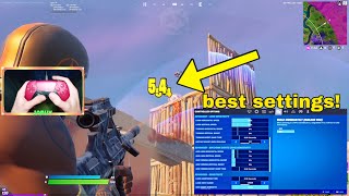 “COLD” ft Season 7 with Handcam  Best Aimbot Controller Settings for Fortnite [upl. by Nnaaras]