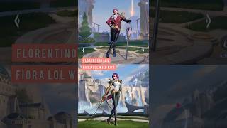 Florentino Arena Of Valor VS Fiora League Of Legends Wild Rift [upl. by Ehrlich]