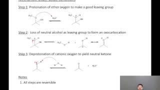 06 07 Hemiacetal Hydrolysis [upl. by Royo]