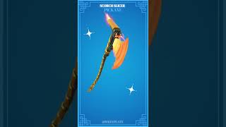 Fortnite Pickaxe  Scorch Slicer  Rare ⛏ [upl. by Fatsug325]