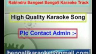 Himero Rate Oi Gogoner Dipgulire Karaoke Rabindra Sangeet [upl. by Tut]