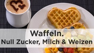 Waffeln ohne Zucker Milch und Weizen [upl. by Jenei398]