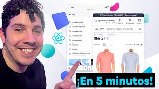 🛒 COMIENZA tu ECOMMERCE con React TypeScript y Tailwind en simples pasos 🤩 [upl. by Leander]