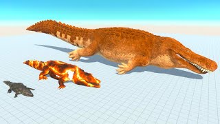 ARBS Purussaurus Evolution  Purussaurus vs Dinosaurs and Animal  Animal Revolt Battle Simulator [upl. by O'Mahony]