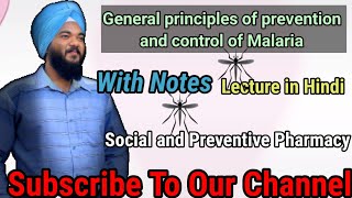 general principles of prevention and control of malaria 🦟 [upl. by Lyrehc]